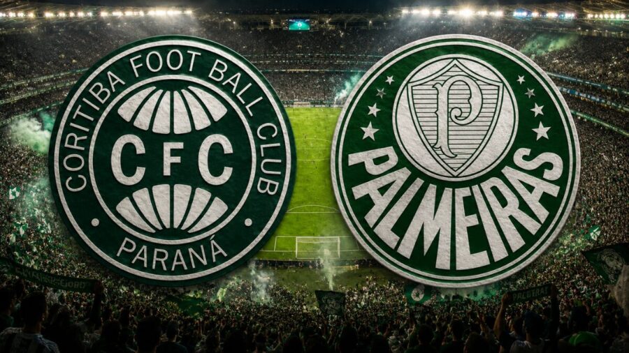 Que horas começa Coritiba x Palmeiras?