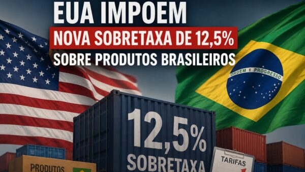 EUA impõem nova sobretaxa de 12,5% sobre produtos brasileiros