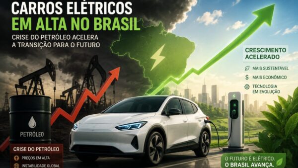 Vendas de carros elétricos disparam no Brasil