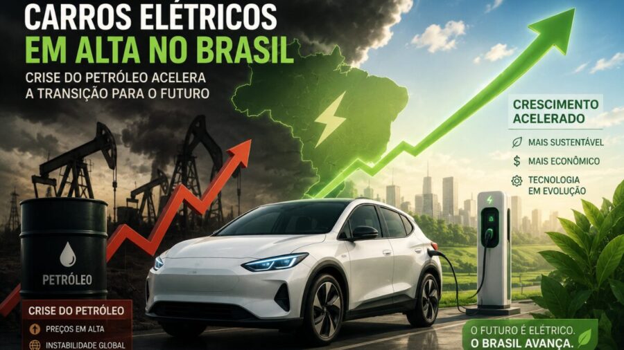 Vendas de carros elétricos disparam no Brasil
