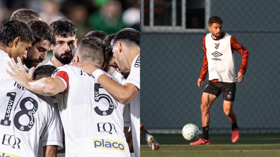 Santos x Athletico-PR: onde assistir, horário e escalações