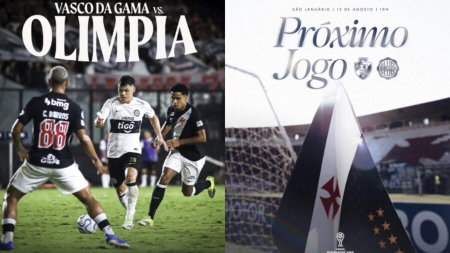 Vasco x Olimpia: retrospecto e histórico de confrontos diretos