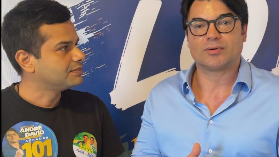 Ao lado de Flávio da Direita, André David defende impeachment de Alexandre de Moraes