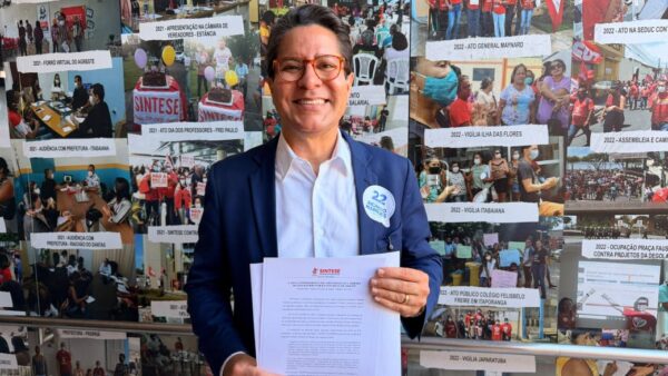 Ricardo Marques firma compromisso com Sintese e apresenta propostas para educação