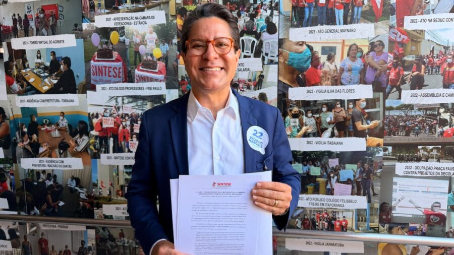 Ricardo Marques firma compromisso com Sintese e apresenta propostas para educação
