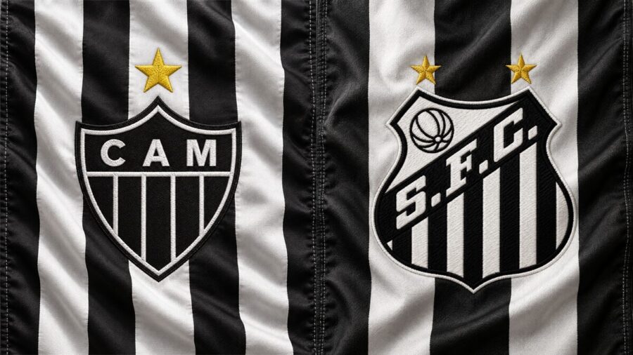 Santos x Atlético-MG: onde assistir ao vivo e horário da ida das quartas