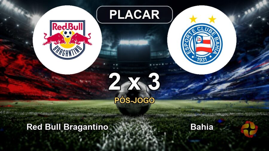 Bahia vira sobre o Bragantino, vence jogo de cinco gols e entra no G4
