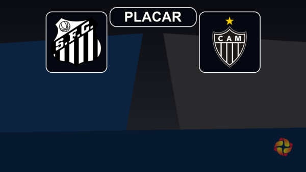 Santos vence o Atlético-MG na Vila Belmiro e sai na frente nas quartas da Sul-Americana