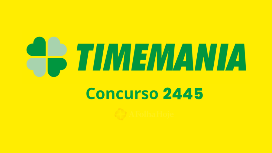 Resultado da Timemania de Hoje – Concurso 2445 (22/09/2026): Confira Números Sorteados