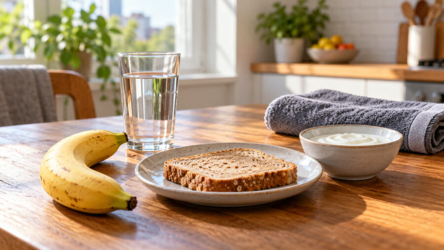 O que comer antes do treino: opções conforme o tempo disponível