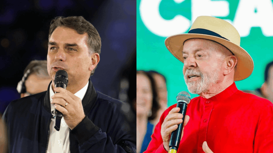 Quaest no DF: Flávio Bolsonaro tem 50% e Lula, 40% no 2º turno